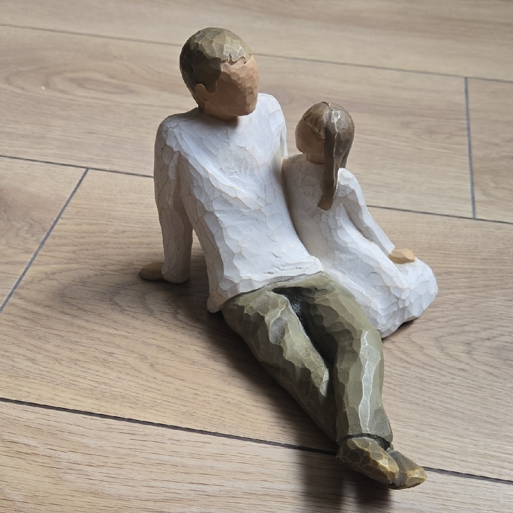 Willow Tree "Father and Daughter" Figurine by Susan Lordi 2000